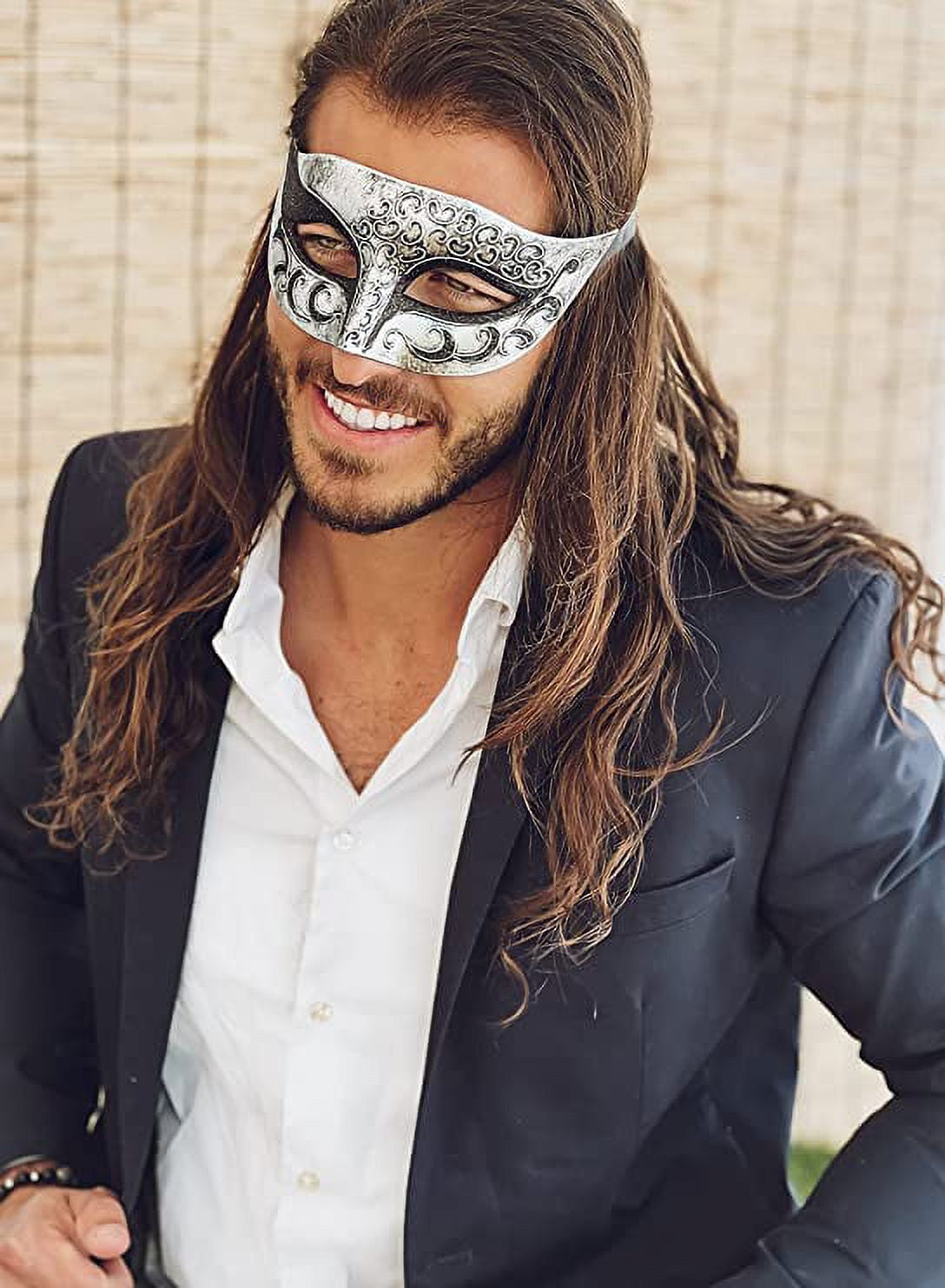 Luxury Mask – Antique Look Venetian Party Mask for Men & Women Masquerade Ball