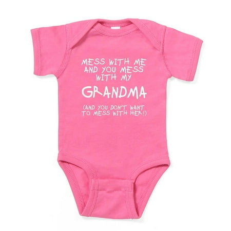 

CafePress - Mess With Me Mess Grandma - Cute Infant Bodysuit Baby Romper - Size Newborn - 24 Months