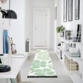 thumbnail image 4 of Yayeee Runner Rug for Bedroom 2'x6' Machine Washable Hallway Non Slip Mat, Green Floral, 4 of 8