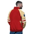 thumbnail image 2 of Men's Starter Scarlet San Francisco 49ers Prospect Half-Zip Pullover, 2 of 3