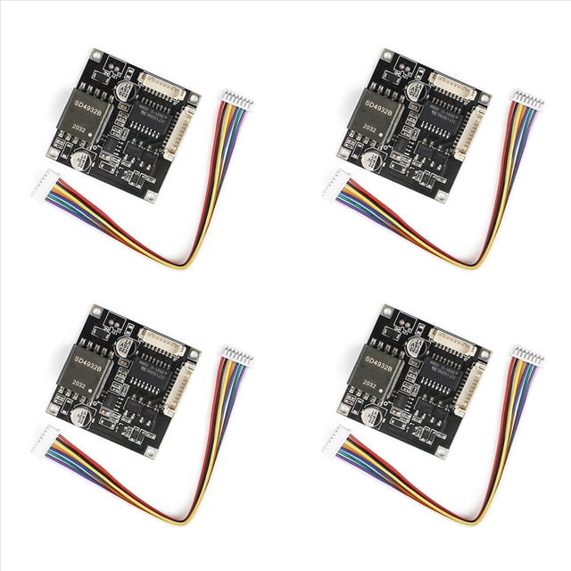 4X Módulo PoE de 48V A 12V para Cámaras IP de Red CCTV de Seguridad Módulos de Alimentación A Través de Ethernet IEEE802.3af 12V1.5A Salida 15W