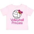 thumbnail image 3 of Inktastic Volleyball Butterfly Princess Girls Toddler T-Shirt, 3 of 5