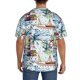 thumbnail image 3 of Fotbe Watercolor Sailboat Camisa Estampada de Manga Corta para Hombre, Casual de Verano, Estilo Playero, Sin Arrugas-4X-Large, 3 of 5