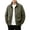 Army Green, variant on Stand Collar Cargo Jackets for Men Multi Pocket Utility Workwear Zip Up Outerwear Long Sleeve Lightweight Functional Durable Coats