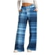 thumbnail image 3 of TaTaai Women Fashion Drawstring Wide Leg Pants Denim Print Loose Casual with Pockets All Season Soft Fabric Daily Holiday Street Party Wear Gift, 3 of 6