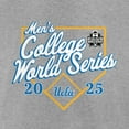 thumbnail image 4 of Men's Heather Gray UCLA Bruins 2025 NCAA Baseball Men's College World Series Bullpen Ace T-Shirt, 4 of 4