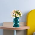 thumbnail image 3 of Tnobhg Flower Vase High Durability Smooth Edge Shatterproof Modern Table Spiral-Shaped Flower Vase Centerpieces Decoration, 3 of 8