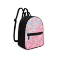 thumbnail image 2 of Eheartsgir Cherry Blossom Iridescent Mermaid Scale Mini Back Pack with Versatile Lightweight Small Backpack for Travel, Polyester Travel Shoulder Bags for Hiking, 2 of 8