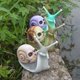 thumbnail image 2 of Halloween skull snail, skull sculpture, home decoration, art resin, 2 of 5