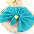 thumbnail image 5 of Balsa Circle 10 Pieces 20" Turquoise Polyester Napkins Wedding Kitchen, 5 of 8
