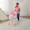 thumbnail image 3 of Just Like Mommy 3-in-1 Doll Pram/Carrier/Stroller - Pink/Gingham, 3 of 11