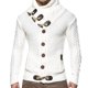 thumbnail image 5 of Suéter de hombre Otoño e Invierno Abrigo de punto Cuello alto Botón Talla grande Suéter europeo y americano Ropa de hombre, 5 of 5