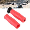 thumbnail image 5 of 2pcs 7/8in Vintage Rubber Throttle Handlebar Anti-Slip Motorcycle Handle Grip Modified PartsRed, 5 of 5