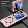 thumbnail image 6 of ELEHOLD for Samsung Galaxy Z Flip5 Magnetic Case,Skin- Friendly Ultra Slim Thin Case Shockproof Lightweight Compatible with MagSafe Anti-Scratch Case Cover for Samsung Z Flip5 5G 2023,Pink, 6 of 8
