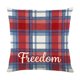 thumbnail image 2 of Fundas de cojín patrióticas de 45 x 45 cm – Fundas de lino lavables a máquina para el Día de la Independencia, ideales para la decoración del hogar, sala de estar, sofá, sillón y dormitorio., 2 of 6
