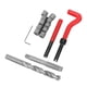 thumbnail image 4 of Kit de reparación de roscas M12, juego de herramientas manuales con broca de inserción multifuncional para reparación de automóviles, color rojo Jadeshay A, 4 of 9
