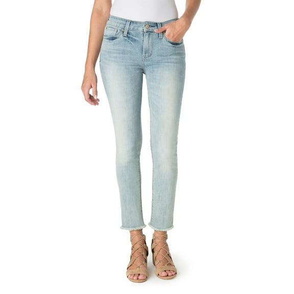 Signature by Levi Strauss & Co. Women's High Rise Ankle Straight Jean