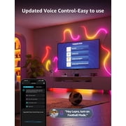 Lepro N1 AI Smart RGB Rope Lights for Christmas, Personalized AI Lighting Designer, LightBeats Music Sync, Color Segment DIY, Voice Control Via App, 9.84ft Wi-Fi & Bluetooth LED Strip Lights