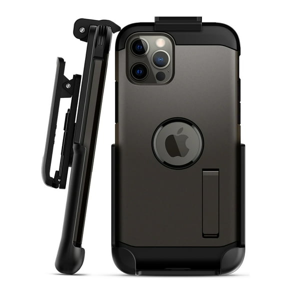 Encased Belt Clip for Spigen Tough Armor - iPhone 12 & iPhone 12 Pro (Holster Only - Case Is Not Included)