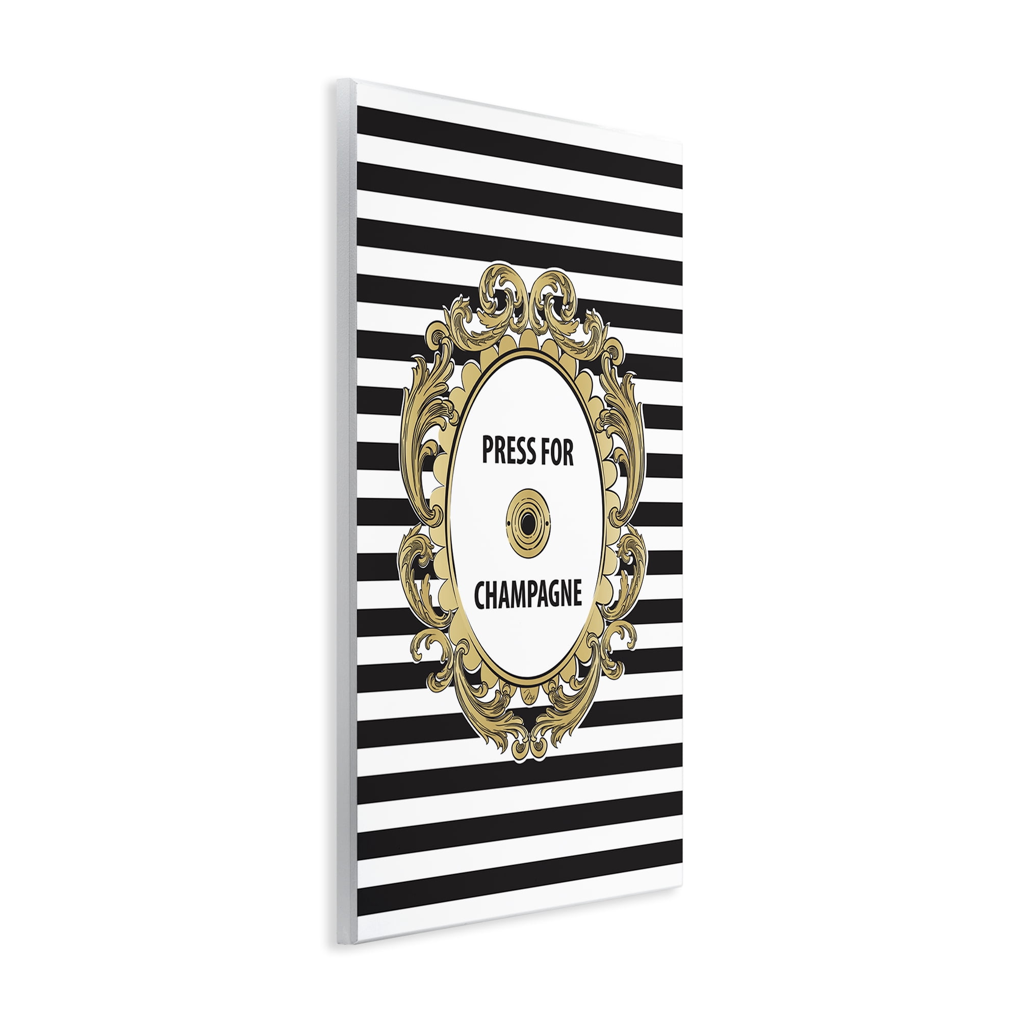 Stupell Industries Press For Champagne Celebration Wall Plaque Art, design by Martina Pavlova