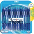 thumbnail image 1 of Papermate Profile Ballpoint Pens, Retractable, 1.4mm, Blue, 12/Pack, 1 of 1