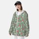 thumbnail image 3 of Fotbe Retro Hippie Groovy Mushroom Chaqueta con Protección Solar UPF 50+ para Hombre y Mujer, Camisa con Capucha y Bolsillos-Medium, 3 of 7