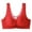 Red, variant on hotojiny Women’s Wireless Lace Bra Plus Size No Underwire Bras Breathable Full Coverage Bralettes Comfort Padded Everyday Bra