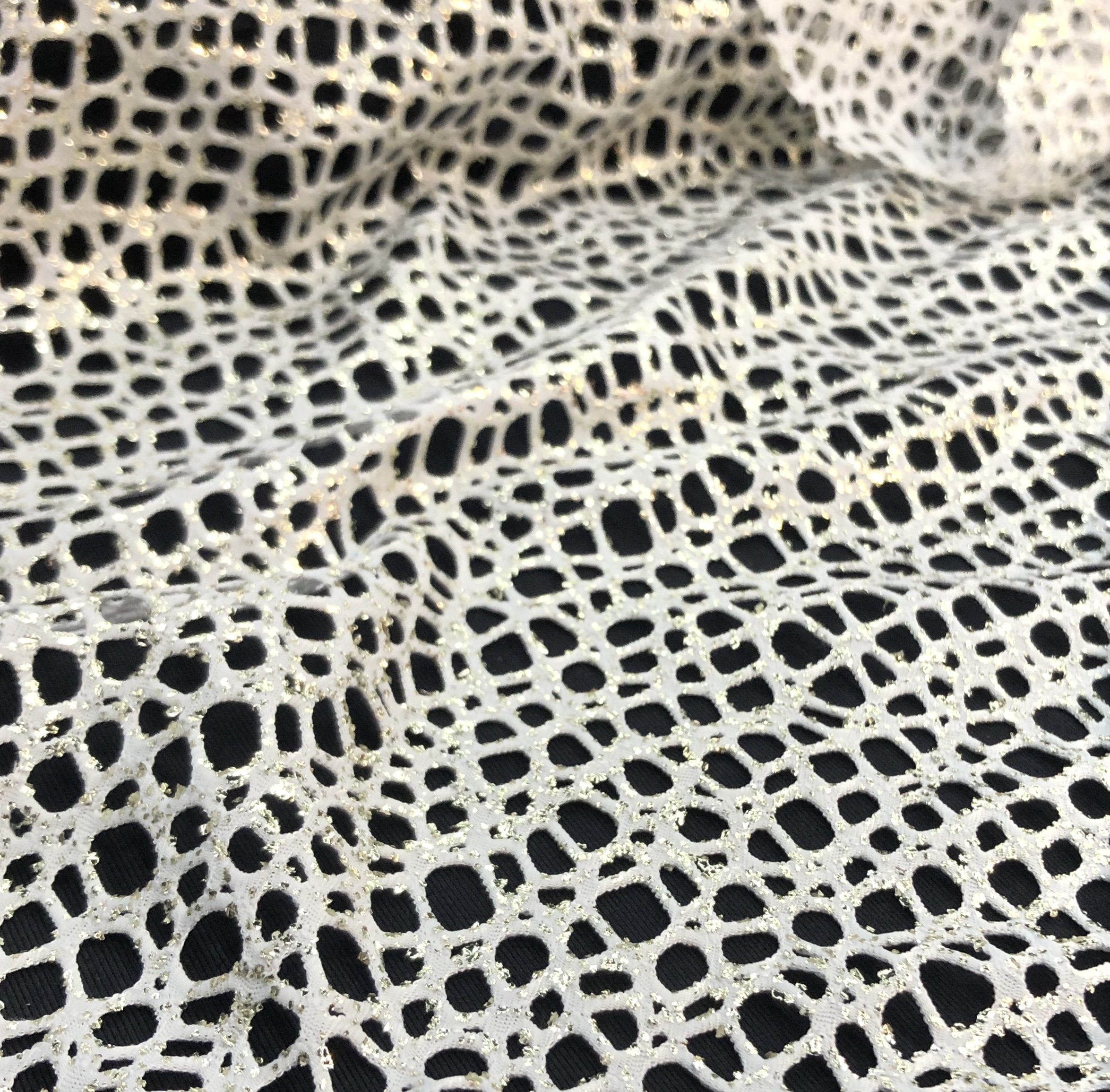 Centerstage Foiled Stretch Netting | Blue Moon Fabrics - Walmart.com