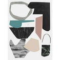 thumbnail image 2 of Wang, Melissa 12x14 Black Ornate Wood Framed with Double Matting Museum Art Print Titled - Underground Shapes III, 2 of 4