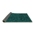 thumbnail image 2 of Ahgly Company Indoor Rectangle Abstract Turquoise Blue Contemporary Area Rugs, 2' x 3', 2 of 4