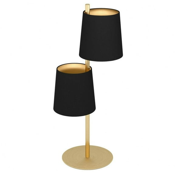 205301A-Eglo Lighting-Almeida 2 - 2 Light Table Lamp In Transitional Style 23.82 Inches Tall And 8.66 Inches Wide