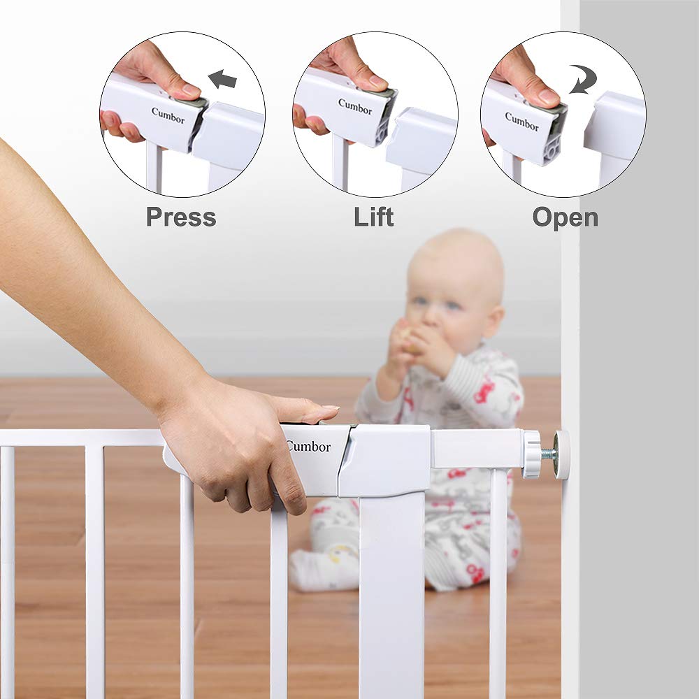 Safety Baby Rails & Rail Guards Cumbor Baby Gate Extension,2.75Inches