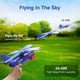 thumbnail image 3 of Wesfuner Paquete de 4 juguetes lanzadores de avión 2 modos de vuelo planeador de espuma LED catapulta avión juguete para niños juguetes voladores al aire libre regalos de cumpleaños para niños niñas 4, 3 of 6