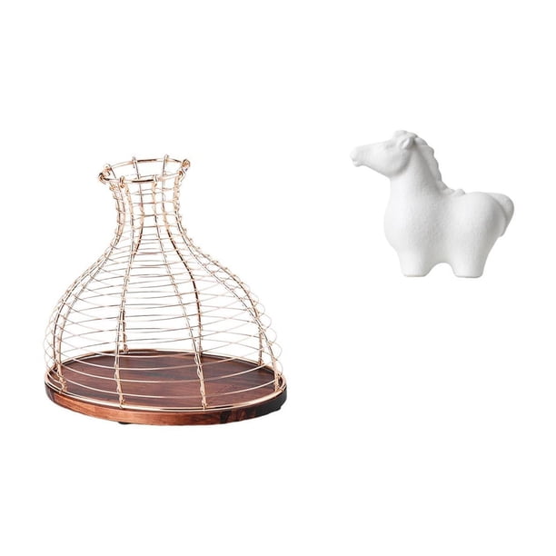 Portacorchos de vino,Soporte de metal para corcho de vino,tapón de exhibición para vino,Estatua del caballo,Estatua de caballo para decoración del hogar,manualidades y obras de
