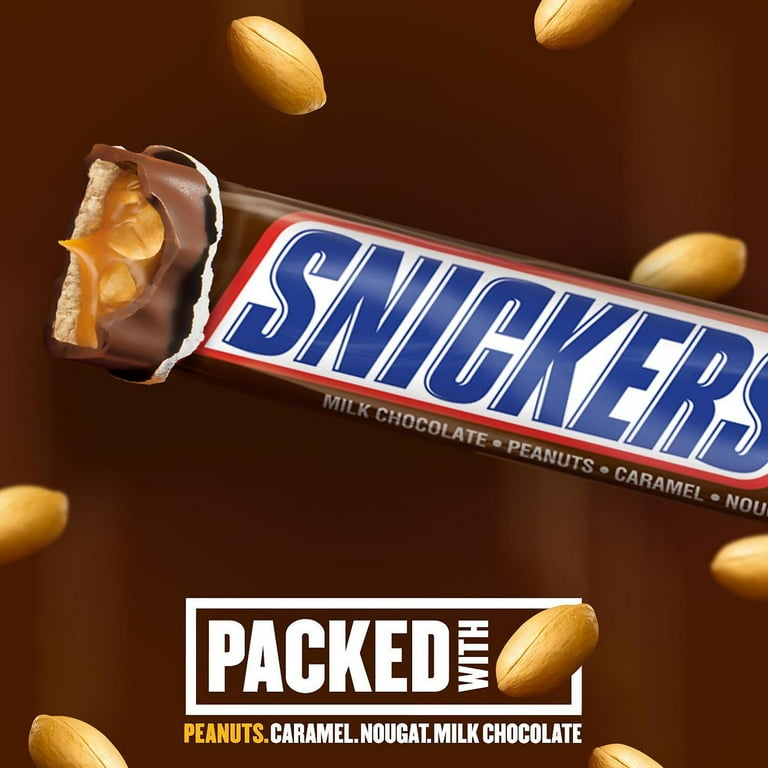 半額 福袋の通販 Fun Snickers Snack ct 48 of Box Full Bars, Candy Chocolate Tシャツ(半袖/袖なし)