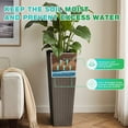 thumbnail image 2 of Devoko 32" Tall Planters for Outdoor Plants Set of 2, Woven-Textured Outdoor Plant Pots for Patio, Front Porch, 2 of 7