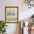 thumbnail image 6 of Vintage Ship Blueprint -Framed Print w/glass-Walnut, 6 of 7
