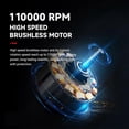 thumbnail image 2 of Mini Super Power Violent Turbo Fan Mini Jet Blower 110, 000 RPM 4000MAh Powerful Blower Industrial Duct Fan, 2 of 5