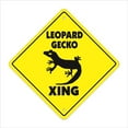 thumbnail image 1 of SignMission X-LEOPARD GECKO 12 x 12 in. Leopard Gecko Crossing Zone Xing Sign, 1 of 1