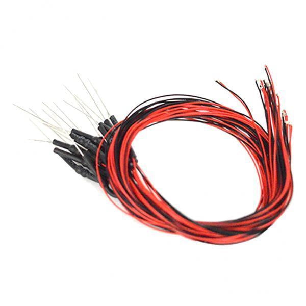 2x de lámpara Led pre cableado de 20x 12V para accesorios de de arena de ferrocarril de jardín de perfke lámpara de tren
