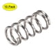 thumbnail image 1 of Resorte de compresión de acero inoxidable 304 de 10 mm x 1.2 mm x 20 mm, capacidad de carga de 30 N, 10 piezas, 1 of 5