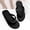 Black, variant on Women's Rubber Flat Flip Flops, Classic Thong Sandals for Summer Beach Daily Wear