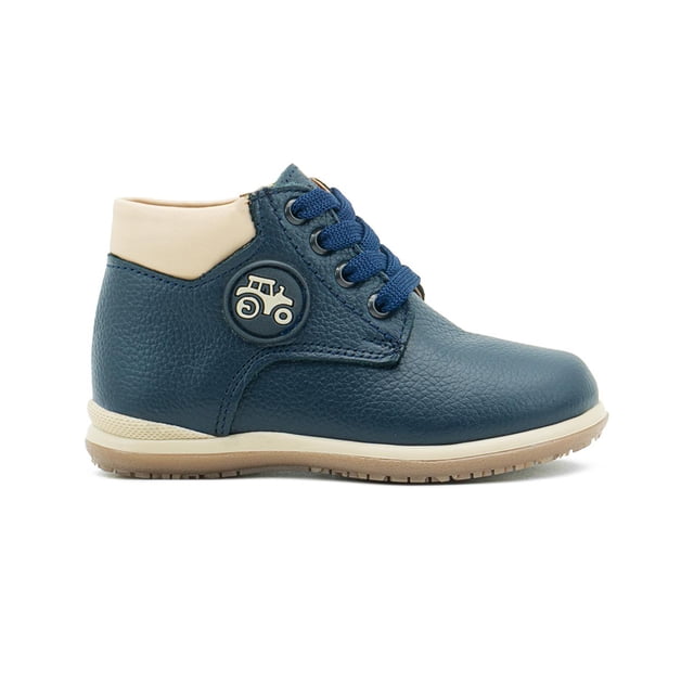 Bota Dogi Para Niño Soporte Arco Piel Shock Adsorbed Casual azul marino 16.5
