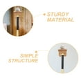 thumbnail image 3 of PENIKOKO Baseball Bat Display Wall Mount Wooden 2Pcs for Baseball Enthusiasts, 3 of 8