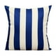 thumbnail image 1 of Funda de almohada de tiro de 1 pieza, funda de cojín para sofá sin núcleo de almohada (azul oscuro, 45x45 cm), 1 of 6