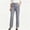 Gray, variant on Wovilon Women's Pants, High Waist Straight Leg with Side Pockets, Solid Color Tailored Fit for Office