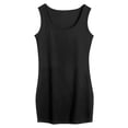thumbnail image 4 of Tank Tops for Women Women's Longline Stretch Basic Layering Camisole Tank Cami Tops for Women Black L, 4 of 4