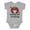 AC-Heather Grey, variant on Ladybug Mommys Little Lovebug Boys or Girls Baby Bodysuit