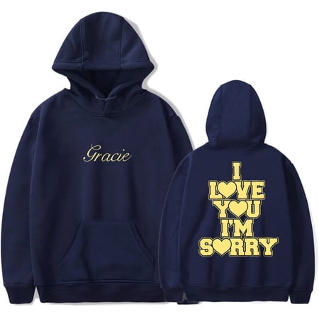 Gracie Abrams I Love You I'm Sorry Hoodie Unisex Sweatshirt Long Sleeve Pullover Streetwear Clothes