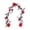 C, variant on PYURTEP Christmas Garland, Artificial Poinsettia Garland with Red Berry Snow for Fireplace Mantel Door Indoor Outdoor Christmas Decor, 70.87 inch